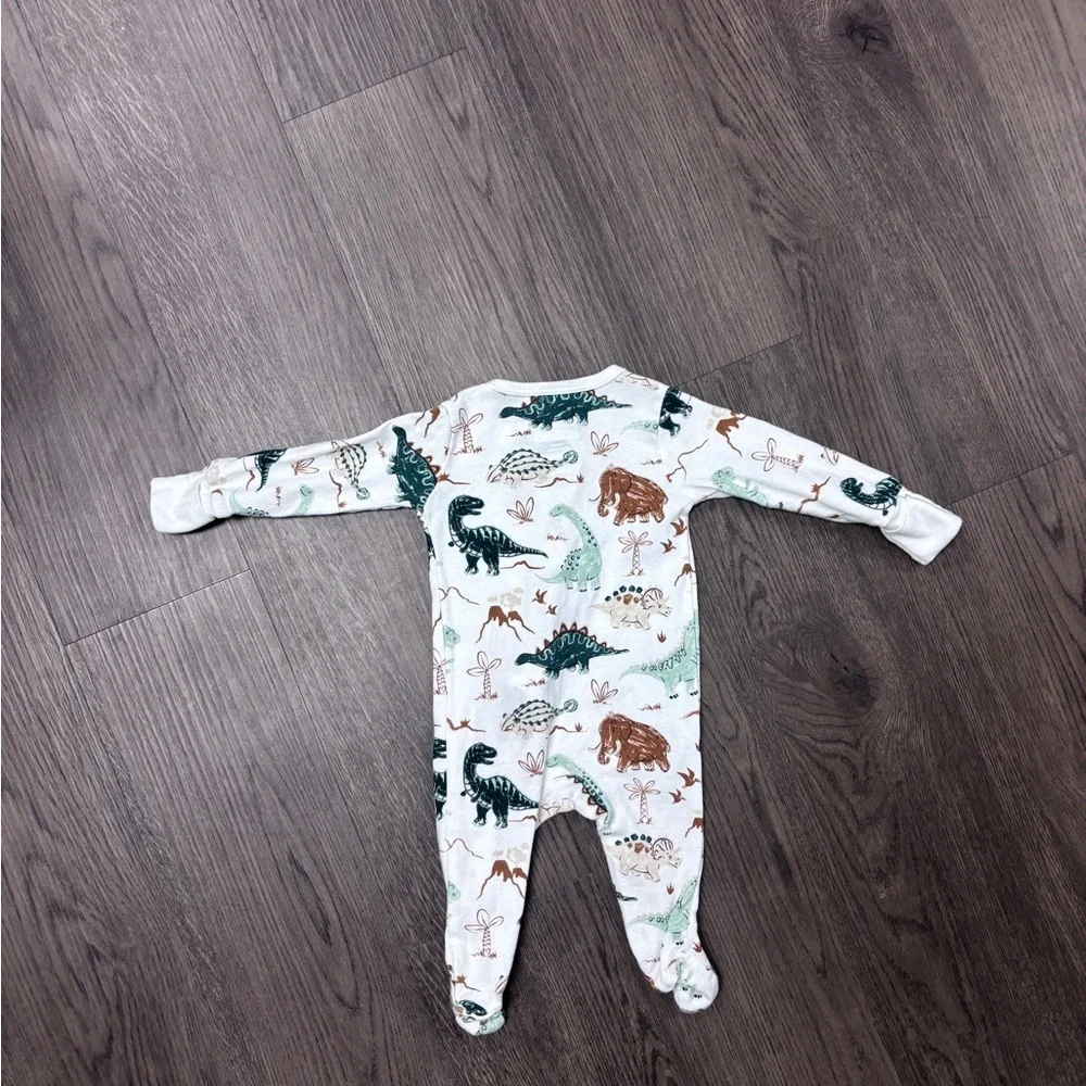 Set of three: (LtoR) 0-3mo Emporio Baby, 3mo Carhartt & 3mo Member’s Mark Onsies
